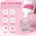 COSCELIA SLIP Solution 60ml - Mini Pump Dispenser with 100 Nail Cleaning Cloths | Nail Art & Manicure Tool - Buy Online on GoSupps.com