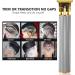 Professional Hair Trimmer Hair Clipper Cordless Outliner Kit USB Rechargeable Electric T-Blade Trimmer Hair cuttings Pro Li Outliner for Men Zero Gapped Detail Barber with 4 Guide Combs Brush - Buy Online on GoSupps.com