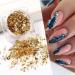 Holographic Nail Foil Glitter Flakes | 3D Sparkly Aluminum Flake | Gold Silver Nail Art Supplies | Mirror Powder Sequins | Acrylic Nails Design (4 Boxes) - Buy Online on GoSupps.com