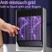 2-in-1 Mosquito Killer Wall-Mounted Harmless UV Light Electric Shock USB Rechargeable Indoor Vertical Physical Mosquito Control Lamp Household - Buy Online on GoSupps.com