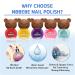 NBBEBE Korean Kids Nail Polish Set B - Non-Toxic & Quick Dry | Safe Water-based Peel-off Polish for Little Girls Age 3+ | 10 Colors Box Set - Buy Online on GoSupps.com