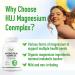 HUJ Magnesium Complex Supplement - Five Types of Magnesium - Supports Energy Production Muscle Relaxation & Cardiovascular Health* - 60 Tablets. - Buy Online on GoSupps.com