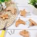 Buy Boolsfmam 6-Piece Animal Wood Cabinet Knob Set - Stars Moon & Clouds | Unique Children's Drawer Knobs | International Shipping Available - Buy Online on GoSupps.com