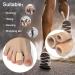 DYKOOK Cuttable Toe Tubes 5 Pcs - Silicone Gel Lined Elastic Fabric - Toe Sleeve Protectors for Middle Toes - 10cm - Pain Relief for Corns and Calluses - Buy Online on GoSupps.com