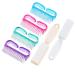 Handle Grip Nail Brush, Hand Fingernail Scrub Cleaning Brushes for Toes and Nails Cleaner, Pedicure Scrubbing tool kit for Men and Women 6 Pack (Multicolor)