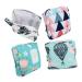 SECFOU 4pcs Sanitary Napkin Storage Bag Travel Cosmetic Bag Cutie Holder Canvas Holder Stand Menstrual Pad Holder Menstruation Bag Menstrual Pad Bag Women Purse Lovely Bag Change Bag Miss