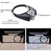 Head Magnifier Adjustable Size Headband Magnifying Lenses Repair Work Light High Transparency Lenses LED Light Head Lamp - Buy Online on GoSupps.com
