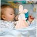 Zerodeko Soothing Toys & Towel - Pink Baby Doll Sleeping Towels for Comfort | International Shipping - Buy Online on GoSupps.com