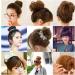 Timeset 29-Part Hair Styling Set - Chignon Bun Maker Hairpins & Elastic Bands for Effortless Hairstyles - Buy Online on GoSupps.com