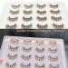 MUQIU37 Brown 3D Mink False Eyelashes - 10 Pairs for Natural & Dramatic Volume | Coffee Brown Lashes for Makeup & Extensions (MQ601) - Buy Online on GoSupps.com