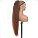 PORSMEER 30 Inch Yaki Straight Drawstring Ponytail Clip In Extensions for Women Kinky Straight Pony Tail Extensions Hair Extensions Ponytail (Black mixed brown) - Buy Online on GoSupps.com