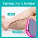 Nano Crystal Hair Removal Magic Eraser for Men and Women - Gentle Exfoliation for Arms, Back & Legs - Includes Aloe Vera Gel and Cleaning Brush - Buy Online on GoSupps.com