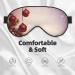 Shop Merry Christmas Printed Soft Eye Mask Zero Eye Pressure Travel Blackout Eye Mask for Perfect Sleep - Buy Online on GoSupps.com