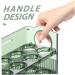 LABRIMP Holder Space Egg Refrigerator Case Fridge Tray Home Household Side Organizer Shop For Plastic 25.2X19.5CM As Shown 1 - Buy Online on GoSupps.com