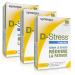 D-STRESS Tablets Pack of 3 + Free Vitamin D | 3rd Generation Magnesium + Taurine + Arginine + B Vitamins | Manages Daily Stress and Reduces Fatigue | SYNERGIA LABORATORY