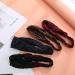 HAIMEIKANG Women Lace Headbands - 4 PCS Wide Floral Lace Headbands for Women - Fashion Hair Scarfs (Navy Blue, Coffee, Wine Red, Black) - Buy Online on GoSupps.com