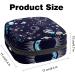 Stylish Menstruation Pad Bag with Zipper - Galaxy Space Design for Women & Girls | Tampon & Napkin Storage - Buy Online on GoSupps.com