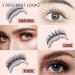 Conversionh Eyelashes - Conversion Eyelashes Adhesive Waterproof Reusable Self Adhesive Eyelashes Conversion Self Adhesive Eyelashes (3pcs) - Buy Online on GoSupps.com