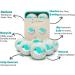 Organic Wool Dryer Balls - New Dolphin Design | Reusable Laundry Felt Balls with Crafting Box | Reduce Drying Time & Wrinkles - Style-3 - Buy Online on GoSupps.com
