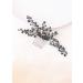 Anglacesmade Bridal Wedding Rhinestone Hair Comb Black Hair Comb Crystal Hair Crown Prom Party Boho Festival Hairpiece Women Headpiece Wedding Hair Accessories for Women and Girls - Buy Online on GoSupps.com