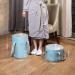 Spa int rieur pied trempage sac Camping randonn e voyage pliant 5 couches pieds bain seau soins de sant soins du corps accessoires Bleu Petit Bleu 1 unit (Lot de 1) - Buy Online on GoSupps.com