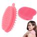 RamPula 2 in 1 Bath and Shampoo Scrubber with Silicone Body Scrubber Brush Glove for Exfoliating Wet or Dry Skin Body Wash Bath Shower Tool