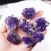 1pc Natural Raw Amethyst Quartz Purple Crystal Cluster Stone Specimen Gift Suitable for Furniture Decoration Crystal Cluster - Buy Online on GoSupps.com