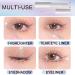 Erinde Liquid Glitter Eyeshadow Liner - Metallic Shimmer Eyeliner Stickers, Star Silver 02 - Waterproof & Long Lasting Christmas Makeup for Women - Buy Online on GoSupps.com