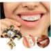 CALLARON Tooth Gems Kit 6 Pcs Retro Vintage Decor Retro Decor Cosplay Grill Teeth Grills Chemicals Hip Hop Dental Tooth Jewels - Buy Online on GoSupps.com