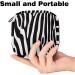 Aesthetic Women's Binding Bags - Zebra Pattern Large Menstrual Cup Pocket Multi-Colored Inserts & Zipper - Shop Internationally! - Buy Online on GoSupps.com