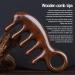 Buy Sandalwood Meridian Massage Comb - Five-Tooth Natural Scalp & Body Massage Tool | Acupressure Comb for Relaxation - Buy Online on GoSupps.com