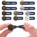 Abeillo 10 Pack Pants Expander Buttons - No Sew Metal Waist Extenders for Jeans & Shirts | 10 Styles for Men and Women - Buy Online on GoSupps.com