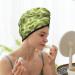 Sushi Dill Pickles Coral Velvet Dry Hair Cap | Quick-Dry Hair Towel Wrap for Women & Men | Ideal for Travel & Home - International Shipping Available - Buy Online on GoSupps.com