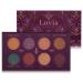 Luvia Eyeshadow Palette Matt & Glitter: Vegan Mystic Lagoon Eyeshadow Sustainable Cosmetics Free From Microplastics & Fragrances