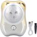Electric Beard Clipper Mini Electric Trimmer Portable Low Noise Highly Effective for Travel (Gradient Gold) - Buy Online on GoSupps.com
