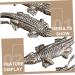 COHEALI Alligator DIY Pendant 6 Pcs Crocodile Ornament Miniatures Figurines Car Bling Accessories for Women Brass Craft Pendant Bronzex2pcs 6X2.4X1CMx2pcs - Buy Online on GoSupps.com