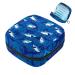 Women bands storage bag menstrual cup pocket girl travel big capacity make-up women bandage organizer blue shark underwater animal
