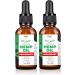 Pure Wellness Hemp Seed Oil Drops Peppermint Flavor for Improved Cognitive Function Omega 3 6 9 Fatty Acids Organic Non-GMO Vegan (5 000mg 2-Pack) - Buy Online on GoSupps.com