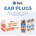Buy Reli Foam Ear Plugs - 120 Pairs Bulk | 31 dB Noise Cancelling for Sleep Concerts & Travel | Disposable Peach Foam Ear Plugs - Buy Online on GoSupps.com