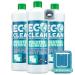 Eco Clean upholstered cleaner 3x1l set - highly effective sofa cleaner - material -gentle - reliable car seat cleaner - Upholstery foam antistatic 1 l (3 -pack)