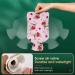 Rabbit Hot Water Bottle with Plush Cover - Hand Warmer for Adults & Children | 26.5x15.3cm - International Shipping Available - Buy Online on GoSupps.com
