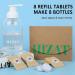 Foaming Hand Soap Tablets - 8 Pack Lavender Refills | Makes 8 Bottles Zero Waste Cleansing & Moisturizing - Buy Online on GoSupps.com