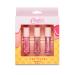 Candie's Parlor Italian Ice Lip Gloss Mini 3-Piece Set - Moisturizing Flavorful Lip Care