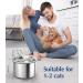oneisall Stainless Steel Cat Water Fountain - Quiet & Automatic 2L Pet Drinking Fountain for Cats and Dogs - Silver - Buy Online on GoSupps.com