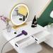 Portable Lightweight Ionic Hair Dryer with Diffuser - Fast Drying for Curly/Wavy/Straight Hair - Ideal for Women/Girls - Purple - Buy Online on GoSupps.com