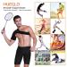 HUEGLO Left Shoulder Brace - Adjustable Support for Rotator Cuff, AC Joint, Labrum Tear - Shoulder Pain Relief Strap for Men and Women - Medium Left - Buy Online on GoSupps.com