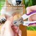OneCut 4.7 Small Dog & Cat Nail Clipper - Stainless Steel Trimmers for Small Animals - Professional Quality Pet Nail Clipper in Purple - Buy Online on GoSupps.com