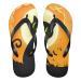 Mnsruu Halloween animal cat moon flip flops flop flips flip sandals home slippers hotel spa bedroom travel xl for men women