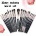 KSJEHW 20 Pieces Make Up Brushes Face Makeup Brushes Foundation Brush with Eye Brush and Eyebrow Brushes Makeup Brush Set Eyeliner Brush for Eye Makeup - Buy Online on GoSupps.com