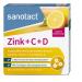 Sanotact zinc + C + D (20 lollipops) Zinc tablets with vitamin C & vitamin D3 3-way formula for immune system Immune vitamins zinc lozenges fruity lemon flavor 20 pieces (1 Pack)
